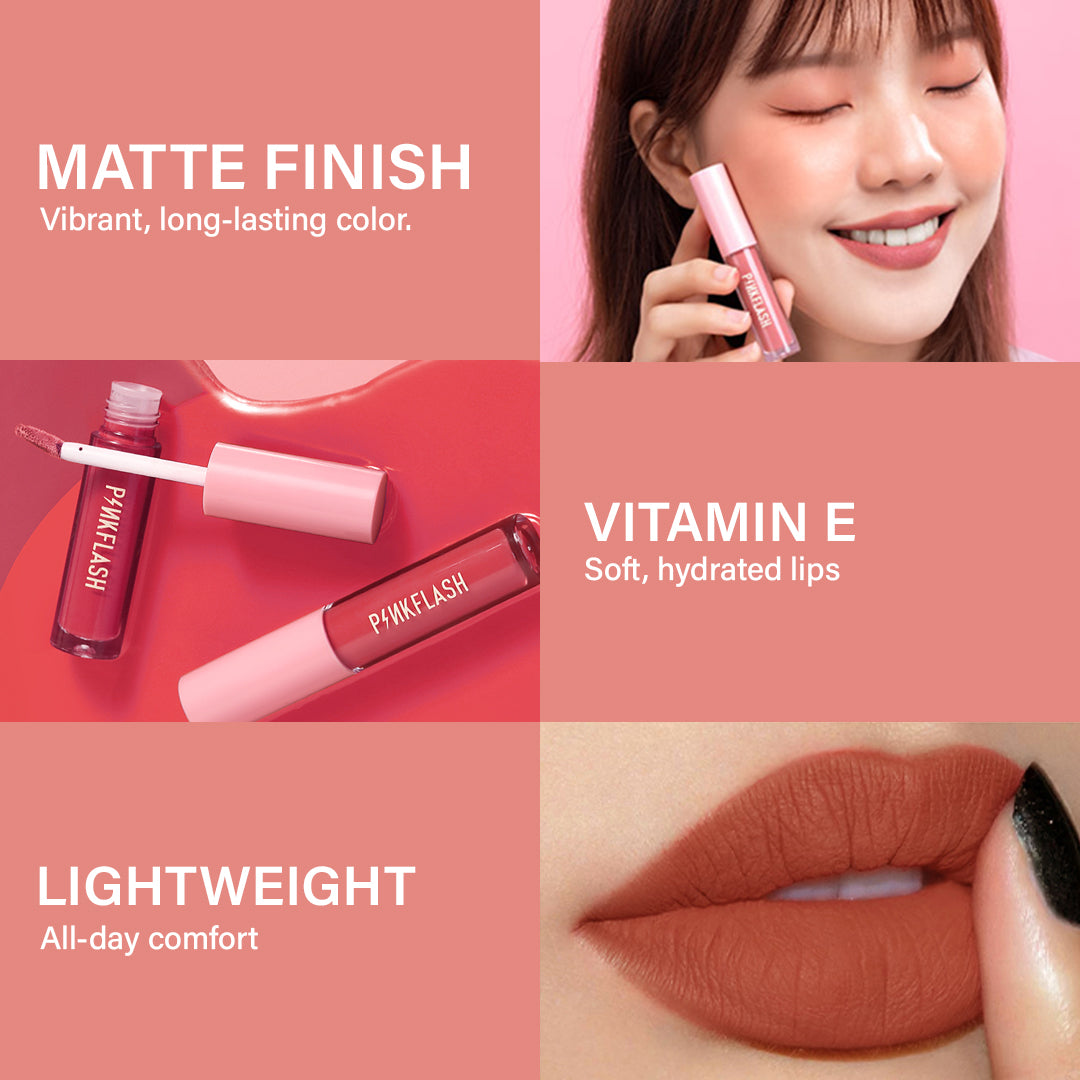 Pinkflash Lasting Matte Lipcream