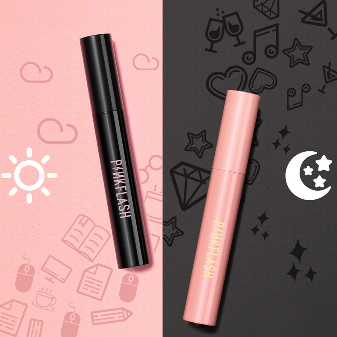 Pinkflash Pink & Black Oil- Proof Curl Mascara