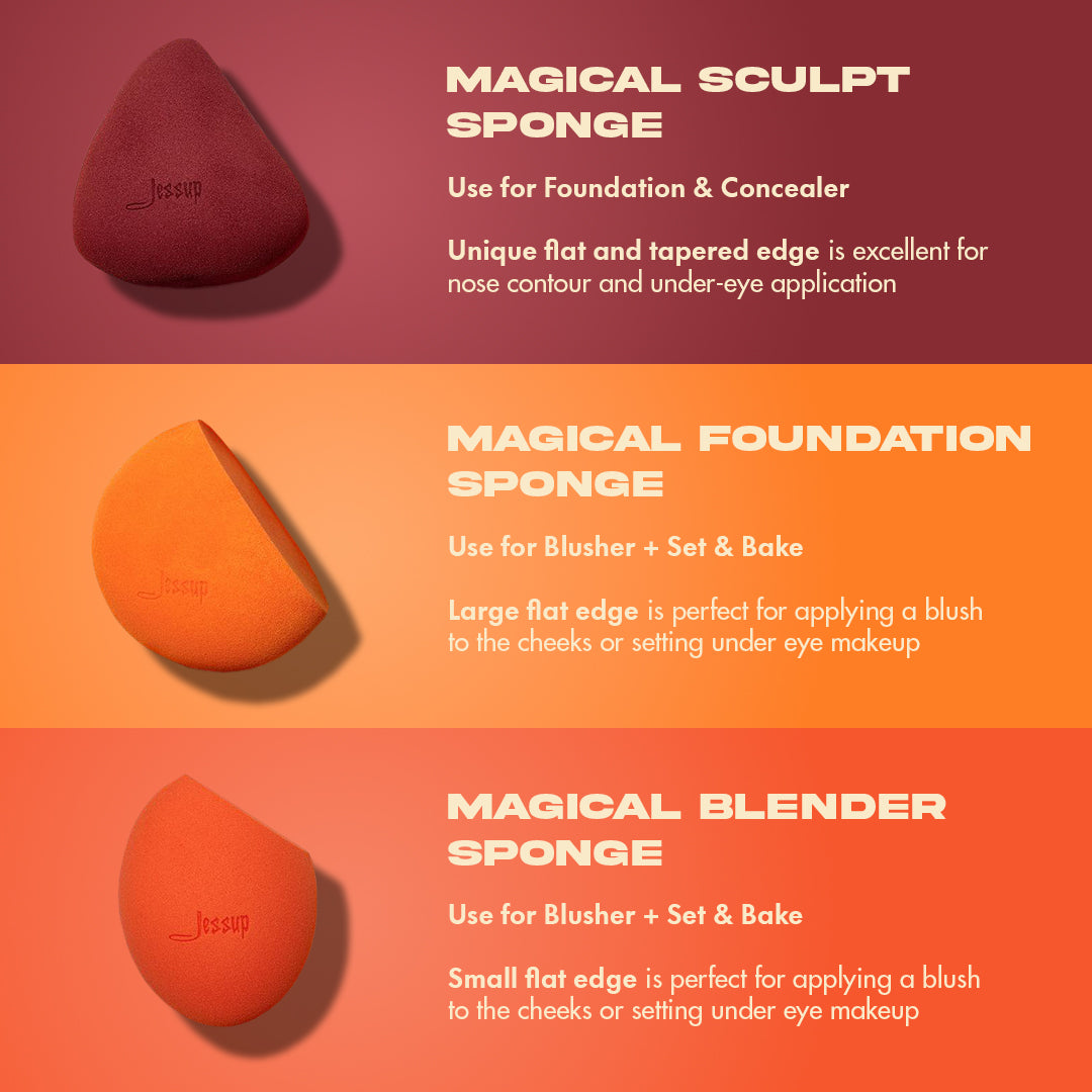 Jessup Beauty My Magical Makeup Sponges II