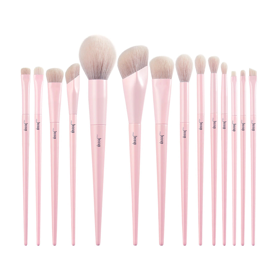 Jessup Beauty 14pcs Crystal Pink Comprehensive Collection