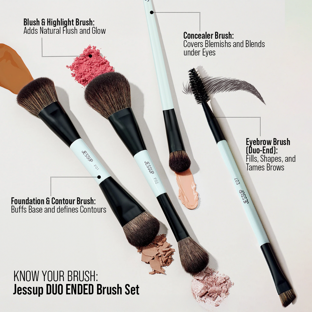 Jessup Beauty14-in-10 Duo-End Brush Versatility Collection