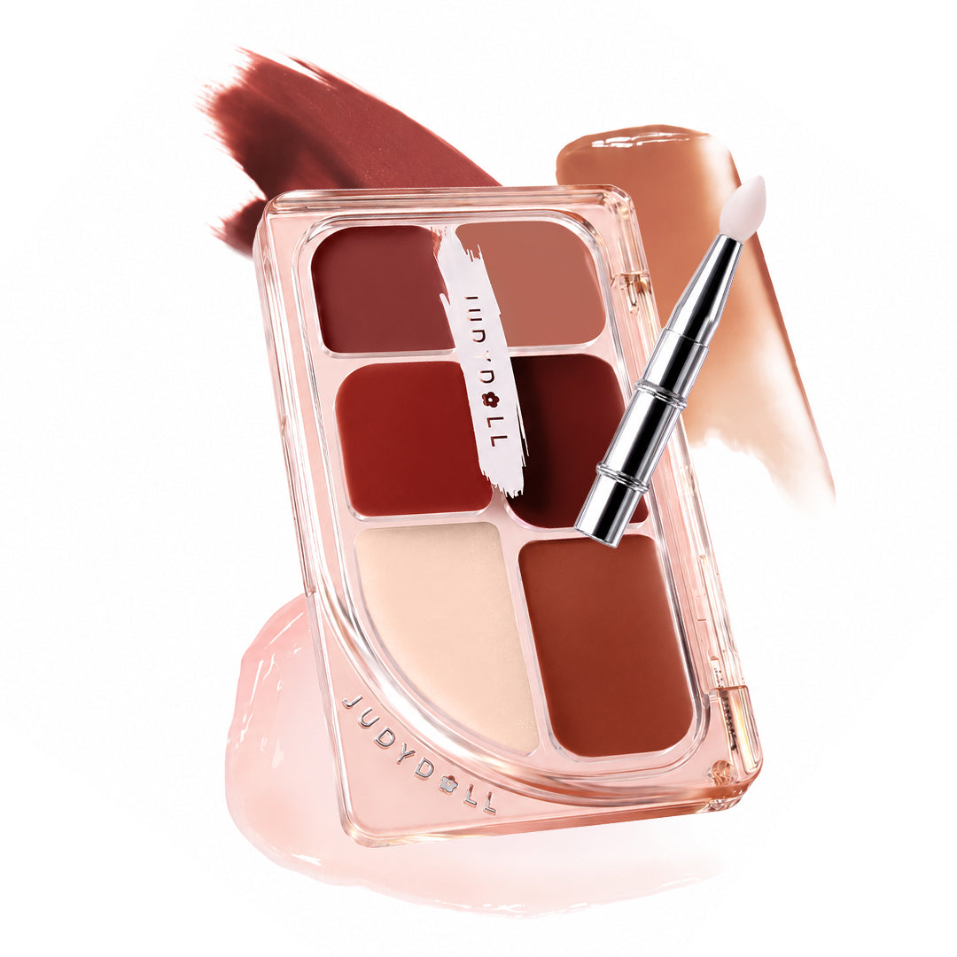 Judydoll 6-Color Multi-Use Lip Palette