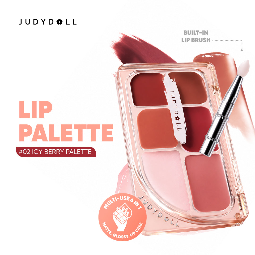 Judydoll 6-Color Multi-Use Lip Palette