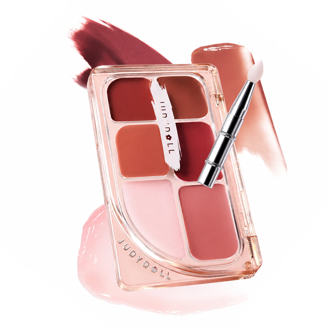 Judydoll 6-Color Multi-Use Lip Palette