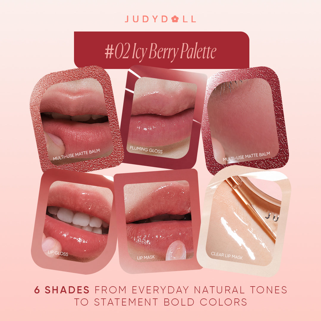 Judydoll 6-Color Multi-Use Lip Palette