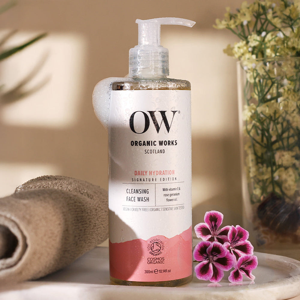 Organic Works Cleansing Face Wash