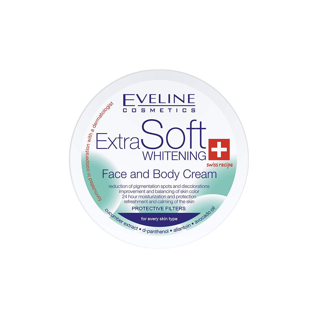 Eveline Cosmetics Soft Whitening Face And Body Care Cream 200ml