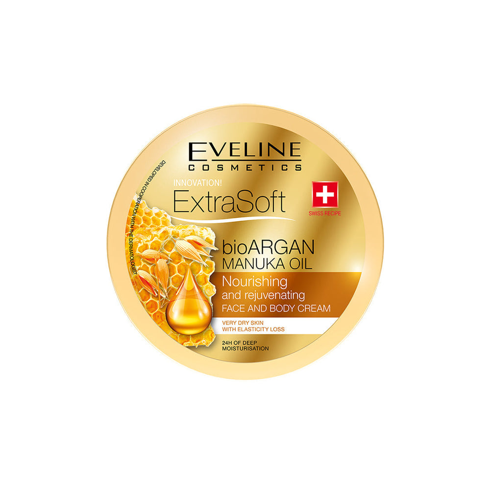 Eveline Cosmetics Soft Bioargan Manuka Oil Face & Body Cream 175 ml