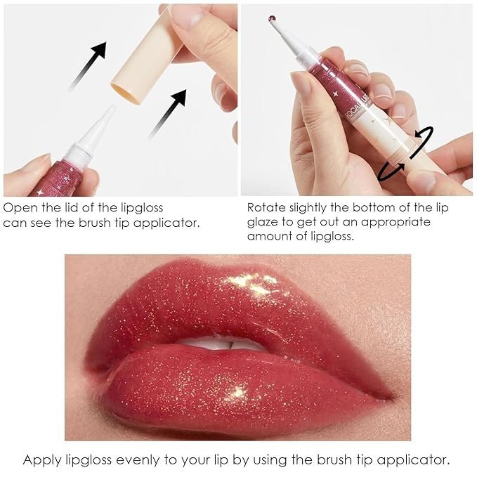 Star-Studded Lip Gloss - Pack of 2