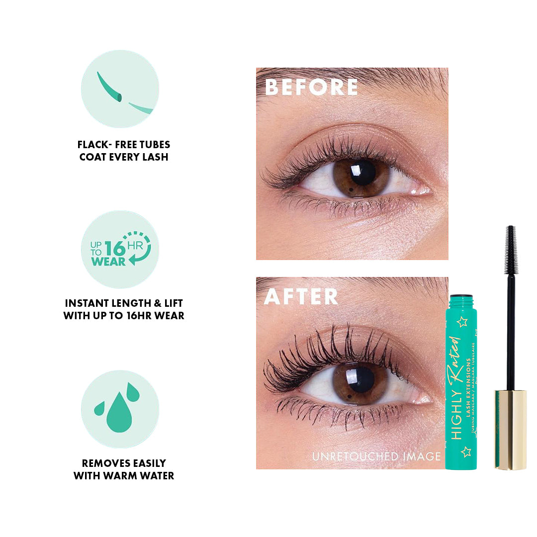 Milani Highly Rated Lash Extensions Mascara- Black