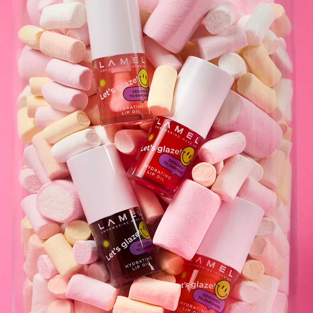 LAMEL Hydrating Lip Oil LET`S GLAZE Trio