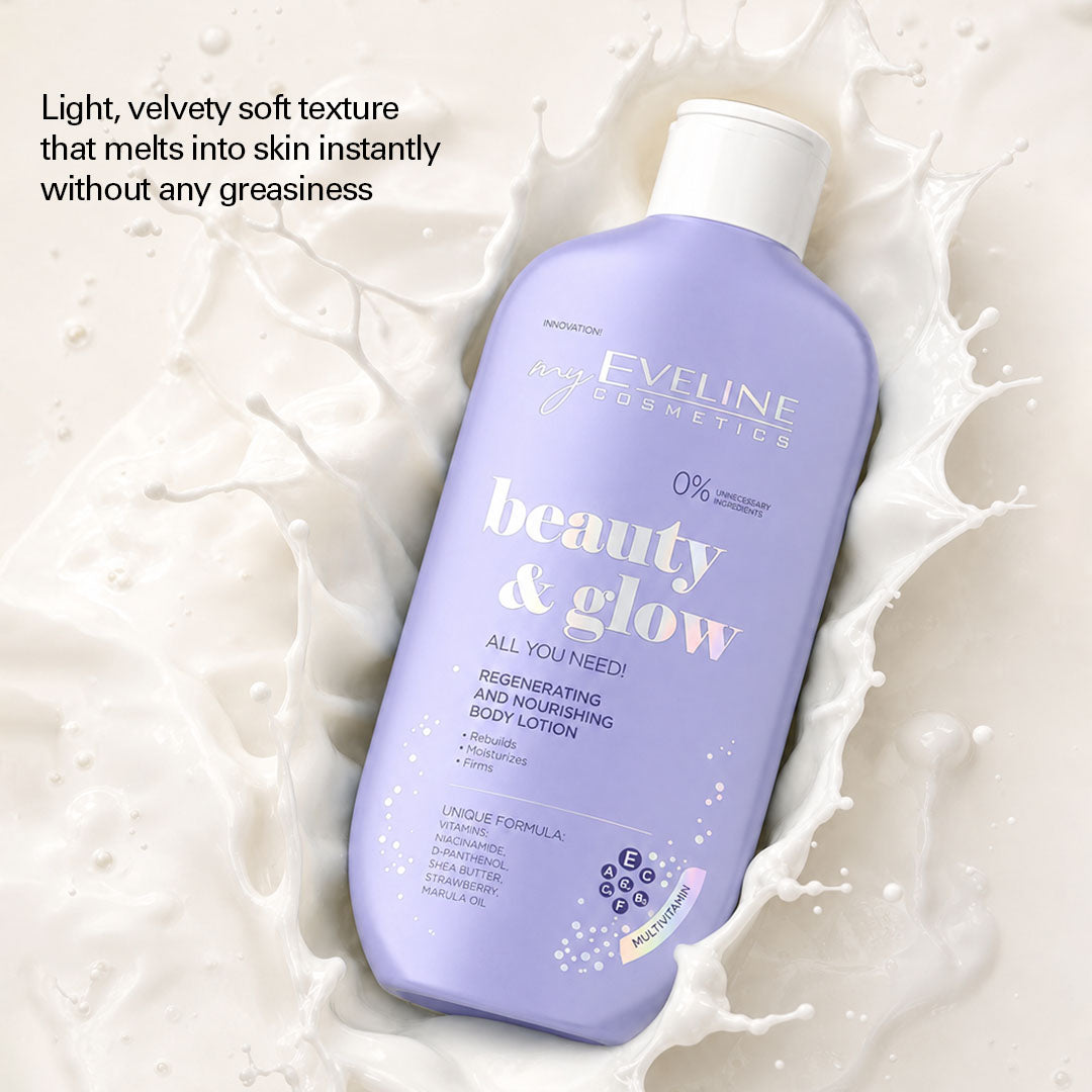 Eveline Cosmetics Beauty & Glow Regenerating And Nourishing Body Lotion 350 ml