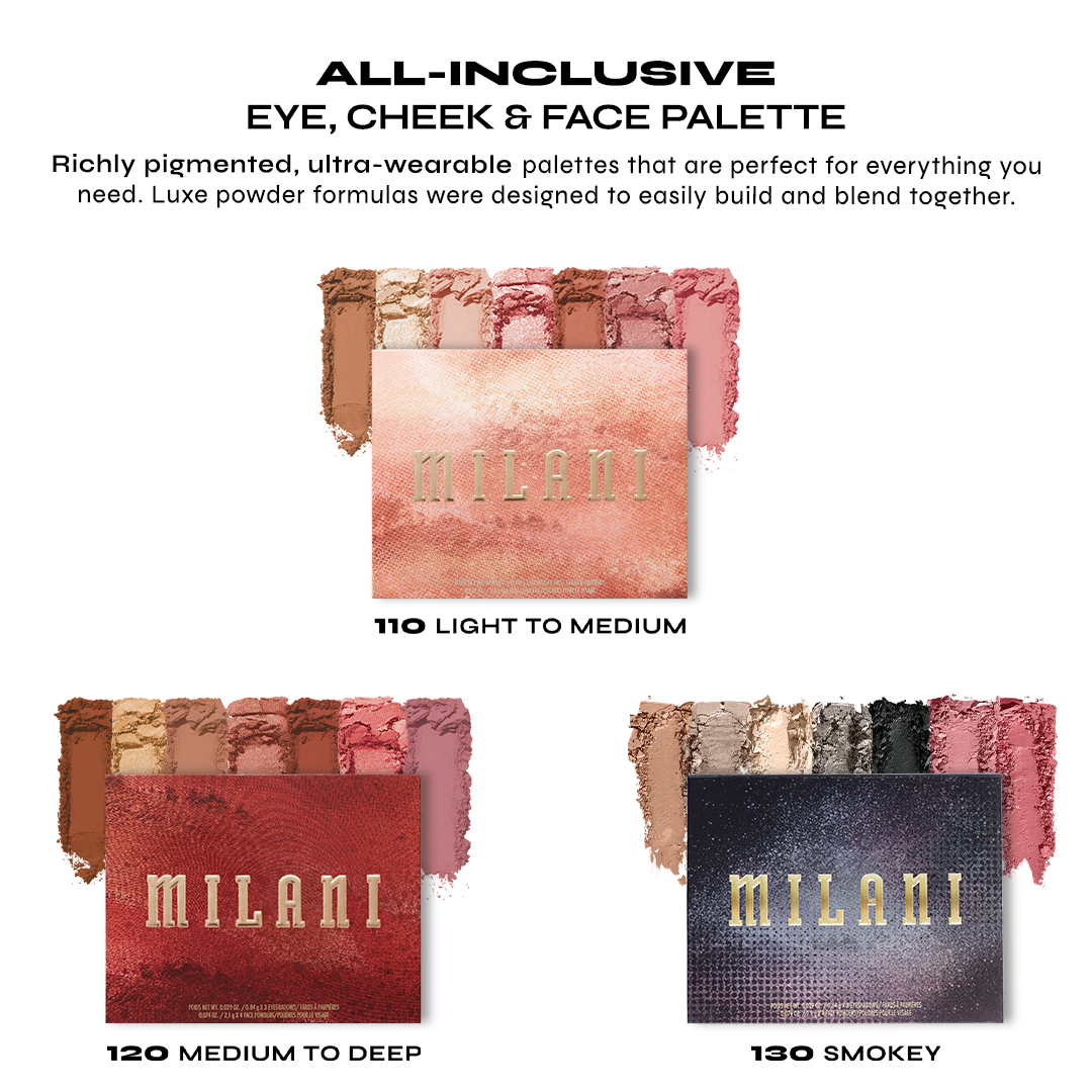 Milani All-Inclusive Eye, Cheek & Face Palette