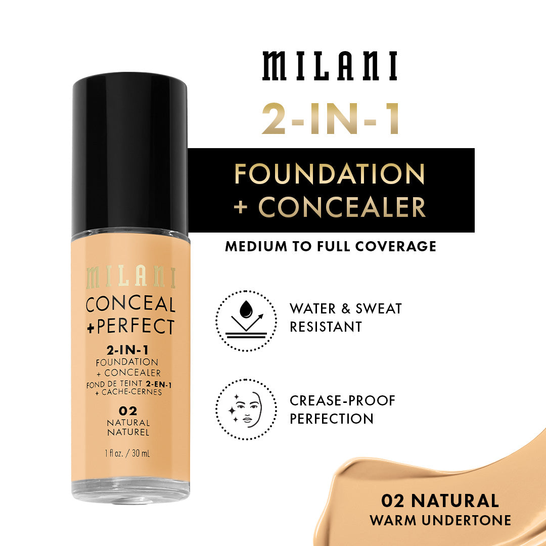 Milani Conceal + Perfect 2-in-1 Foundation