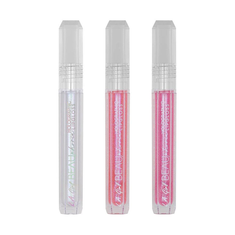 L.A. Girl BeauPhoria 3Pc Holographic Lip gloss Set