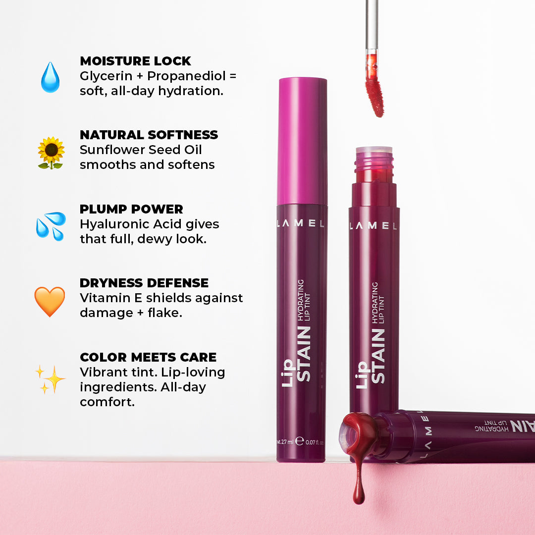 Lamel Lip Stain Hydrating Lip Tint
