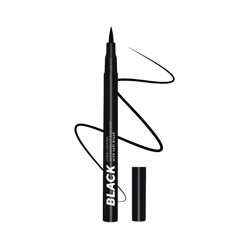 LAMEL Black Eyeliner with Soft Brush