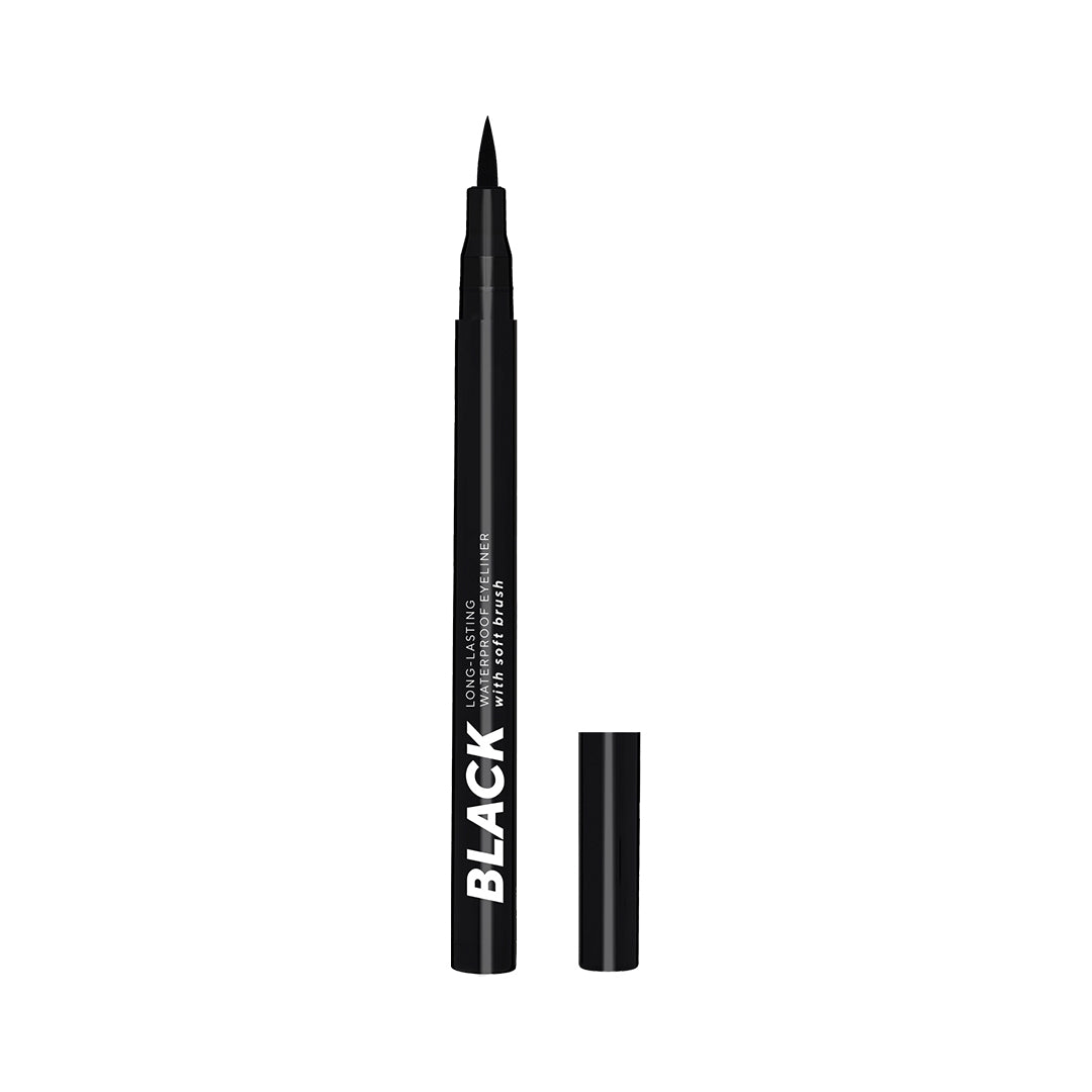 LAMEL Black Eyeliner with Soft Brush