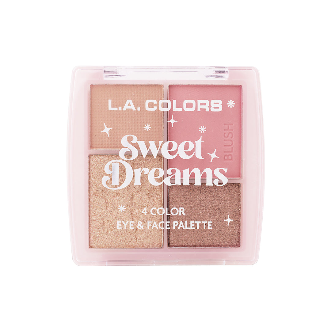 L.A. Colors 4 color Eye & Face Palette Sweet Dreams Stocking Stuffer