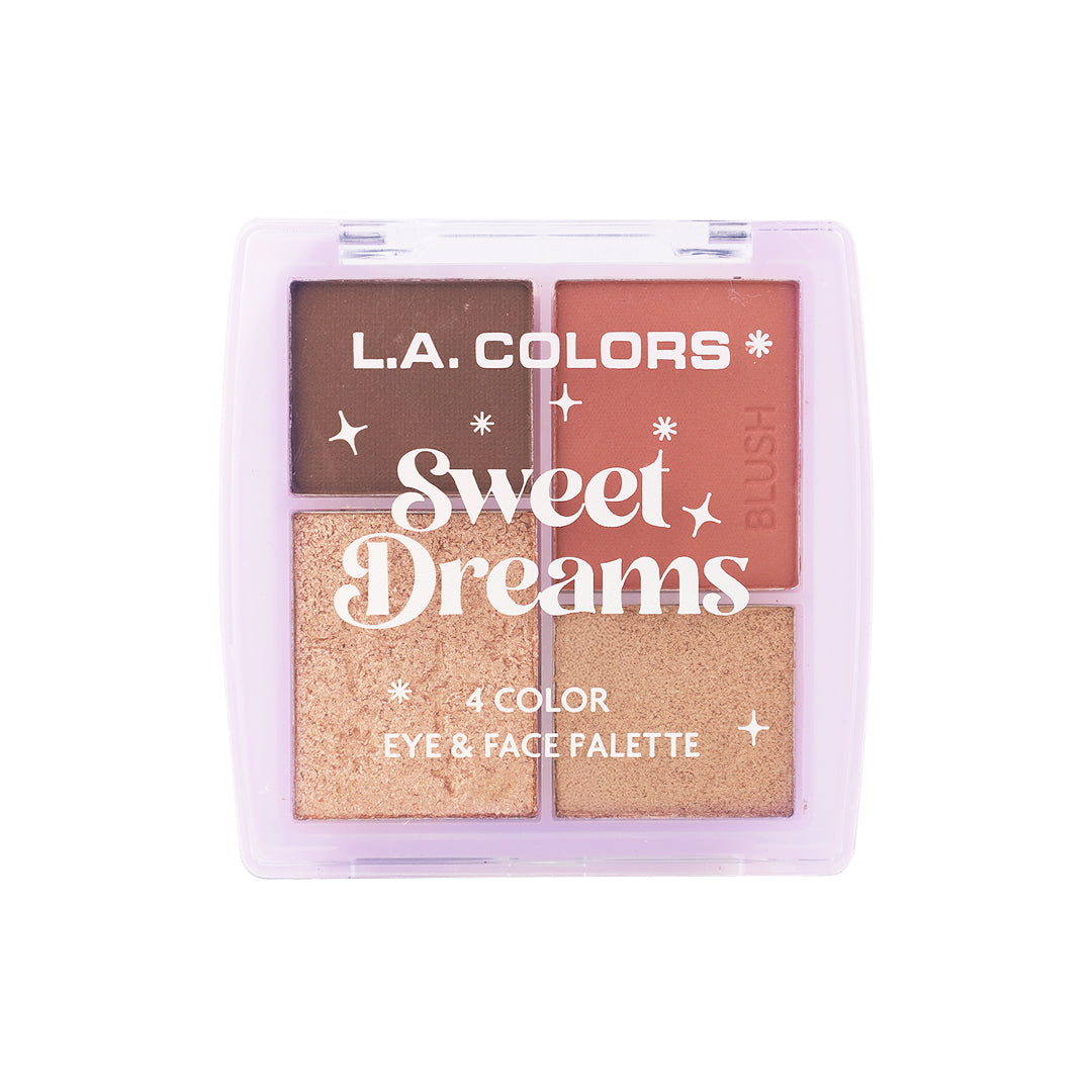 L.A. Colors 4 color Eye & Face Palette Sweet Dreams Stocking Stuffer