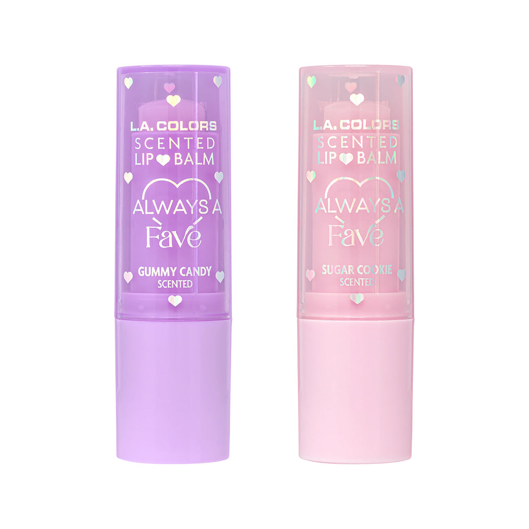 L.A. Colors 2 Pcs Always a Fave Lip Balm Stocking Stuffer