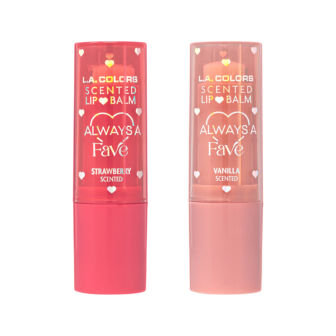 L.A. Colors 2 Pcs Always a Fave Lip Balm Stocking Stuffer