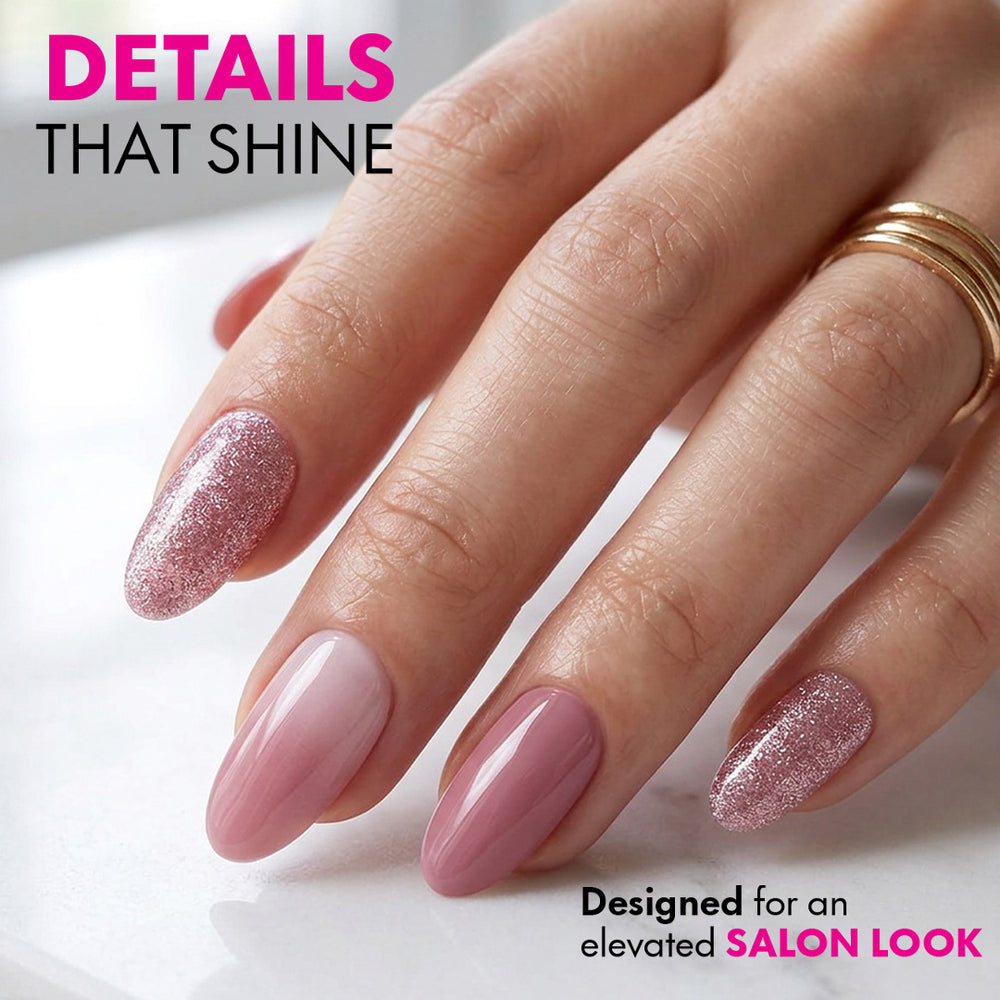L.A. Girl Luxe Shine Nail Fave Artificial Nail Tips - 28 Pc Kit