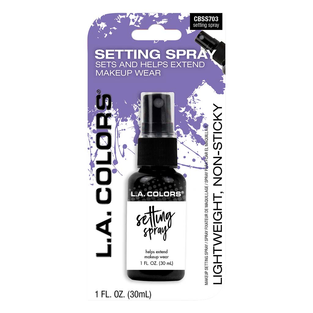 HOK Makeup L.A. Colors Setting Spray L.A. Colors 10% - 30% 50% & Above 999sec Face L.A. Colors Makeup Makeup upto 40% off Rs.0 - Rs.499 Rs.500 - Rs.999 Setting Spray Upto70%