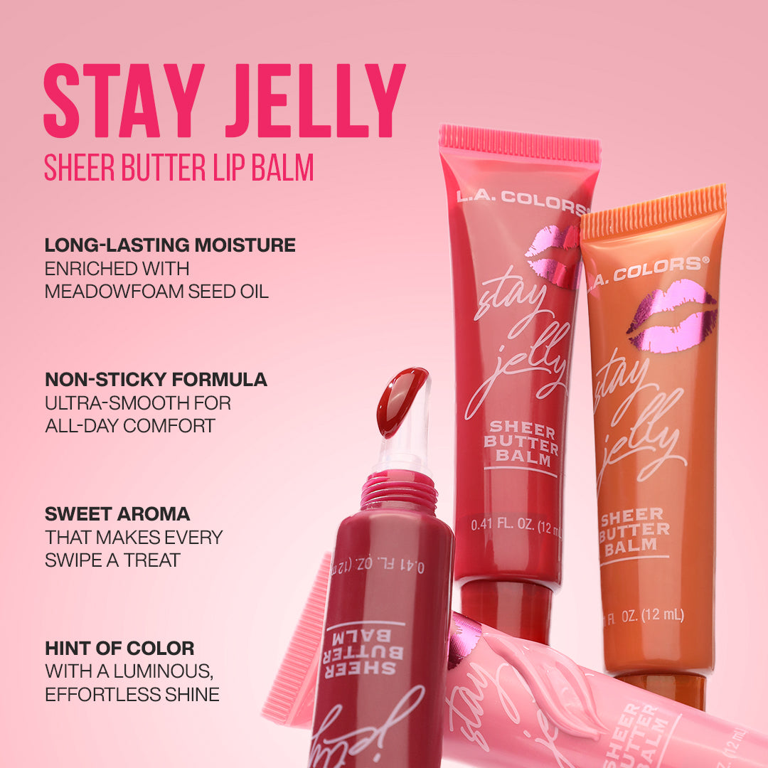 L.A Colors Stay Jelly Juicy & Hydrating Sheer Butter Lip Balm