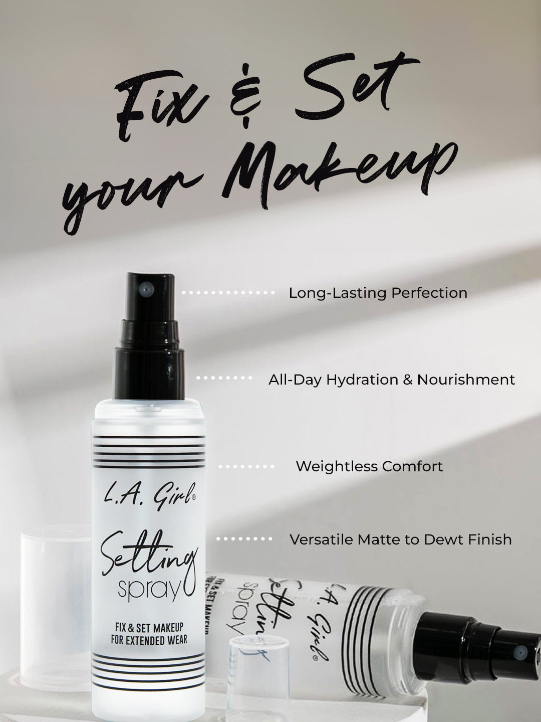 HOK Makeup L.A. Girl Setting Spray L.A. Girl Face L.A. Girl LA Girl LAgirl Makeup Setting Spray