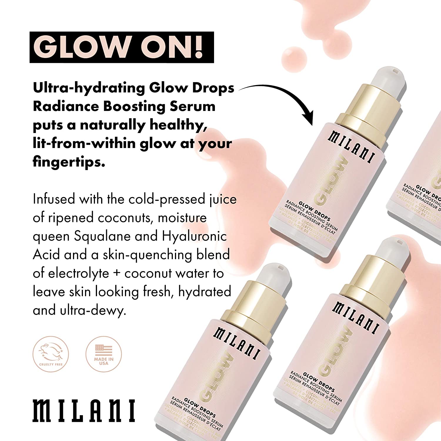 Milani Glow Drops Radiance Boosting Serum