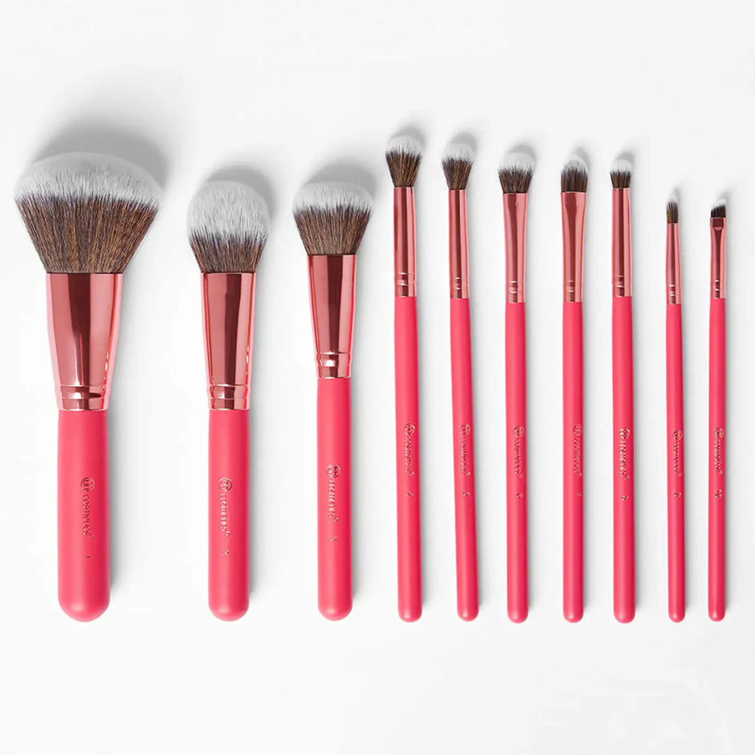 BH Cosmetics Bombshell Beauty - 10 Piece Brush Set