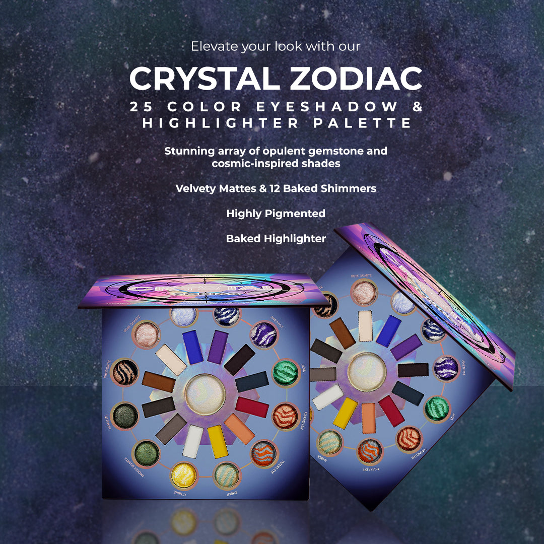 BH Cosmetics Crystal Zodiac 25 Color Eyeshadow & Highlighter Palette