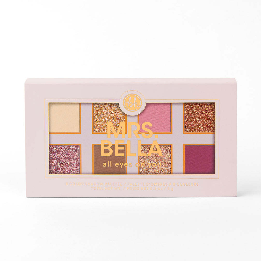 BH Cosmetics Mrs. Bella All Eyes On You 8 Color Eyeshadow Palette