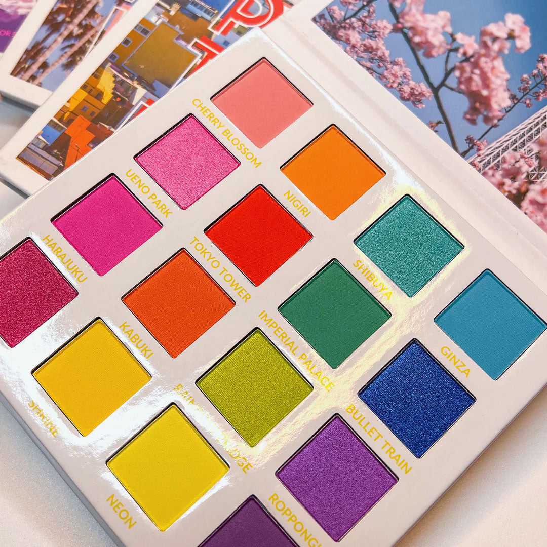 BH Cosmetics Trendy in Tokyo - 16 Color Shadow Palette