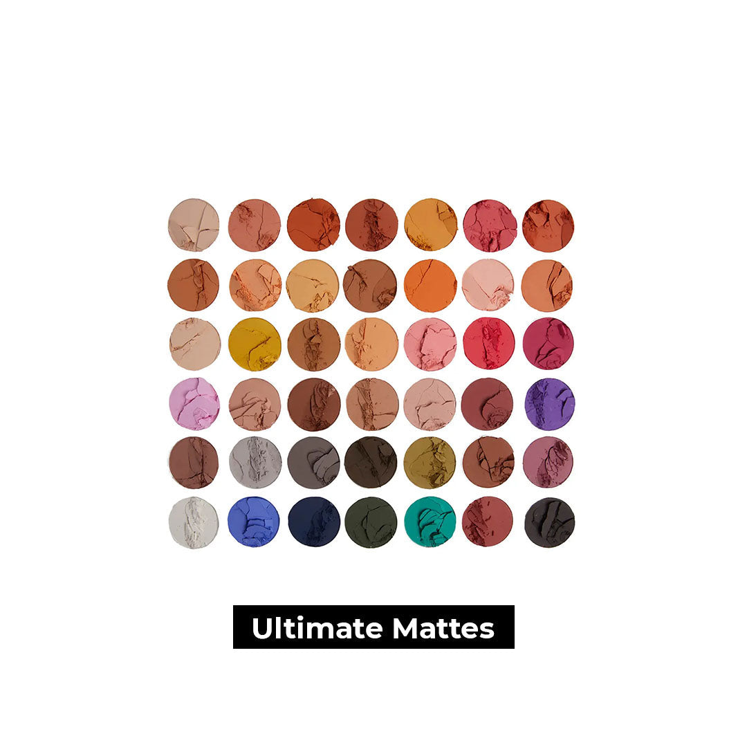 BH Cosmetics Ultimate Mattes - 42 Color Shadow Palette