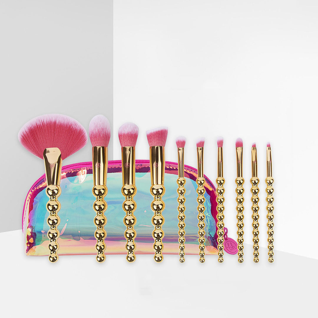 Bh METAMORPHOSIS - 10 Piece Brush Set with Bag