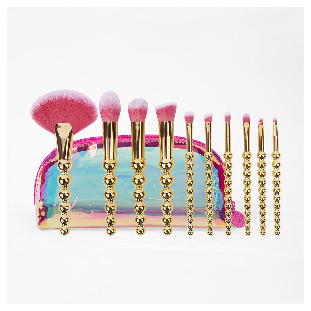 Bh METAMORPHOSIS - 10 Piece Brush Set with Bag