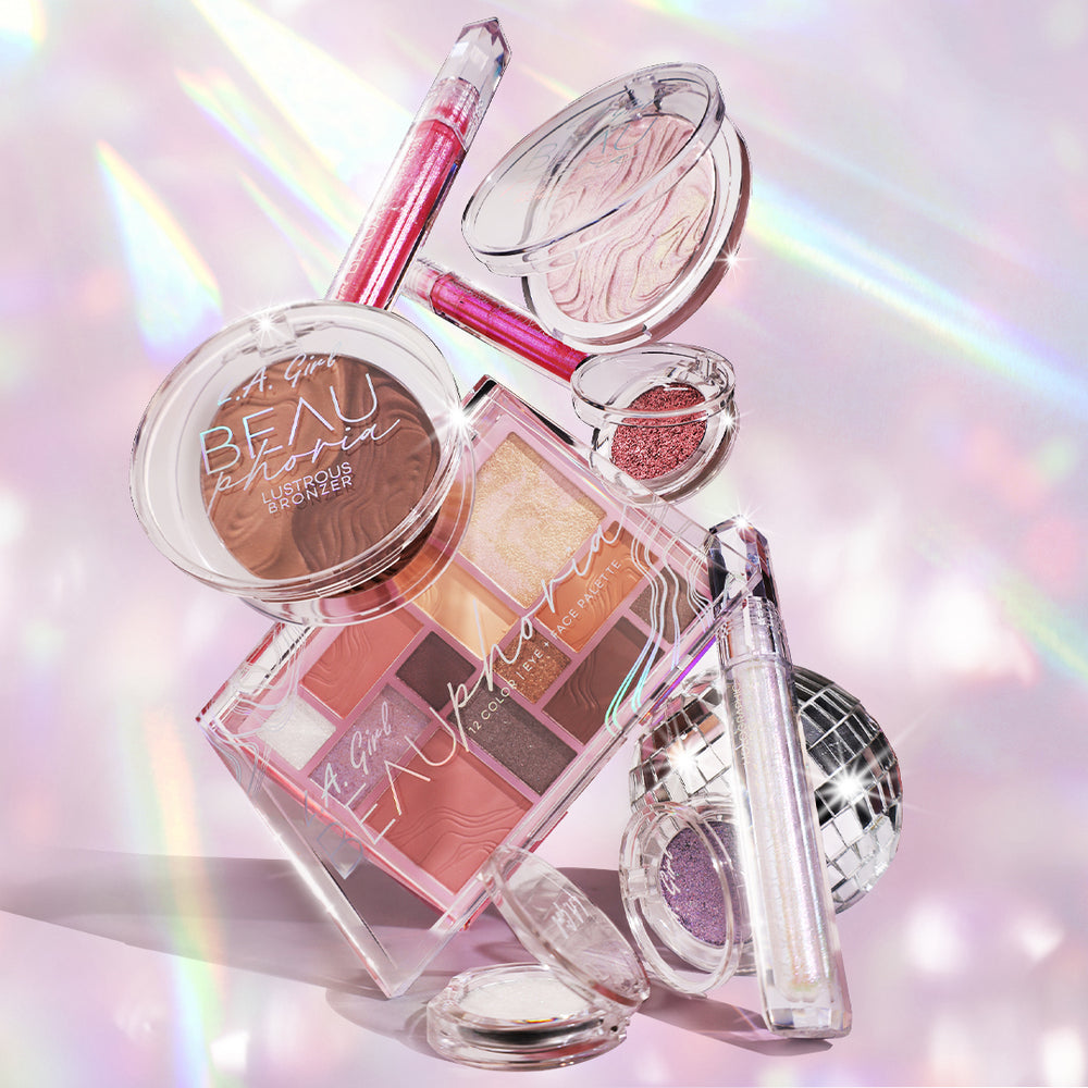 L.A. Girl BeauPhoria 3Pc Holographic Lip gloss Set