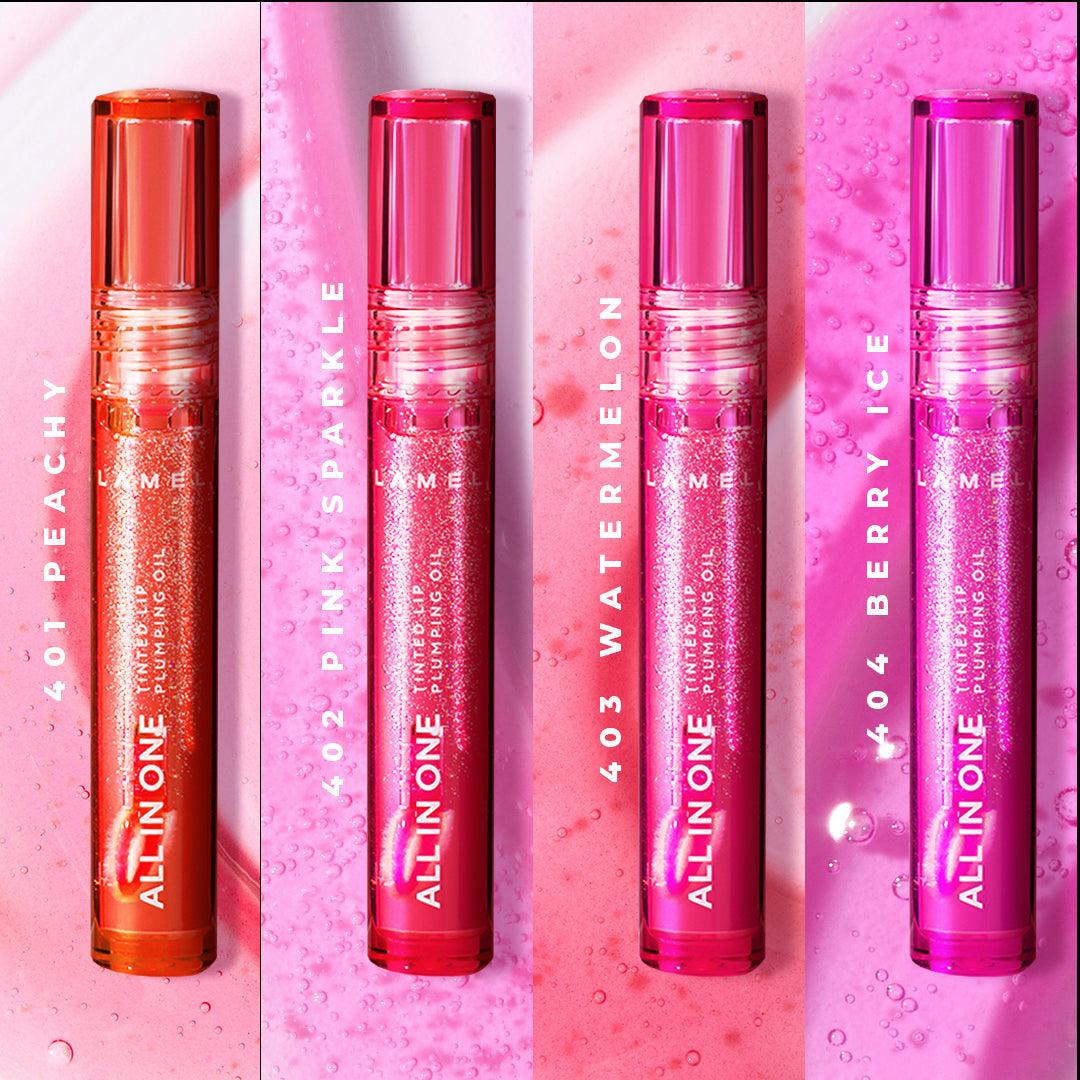 All In One Lip Tinted Plumping Oil - Pack of 4