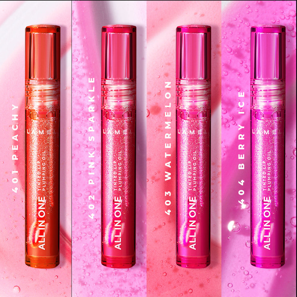 All In One Lip Tinted Plumping Oil - Pack of 4