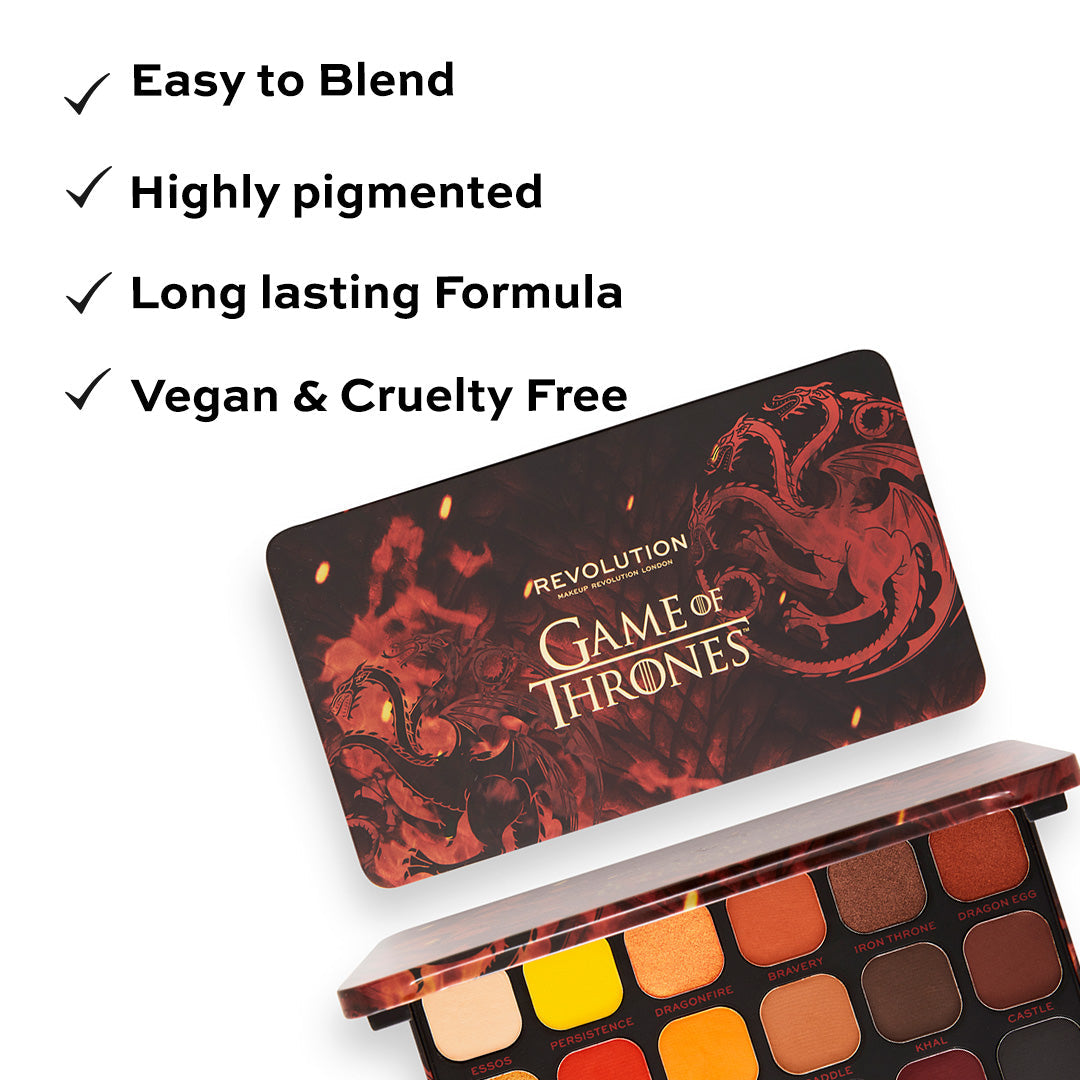 Makeup Revolution X Game of Thrones Mother of Dragons Forever Flawless Shadow Palette