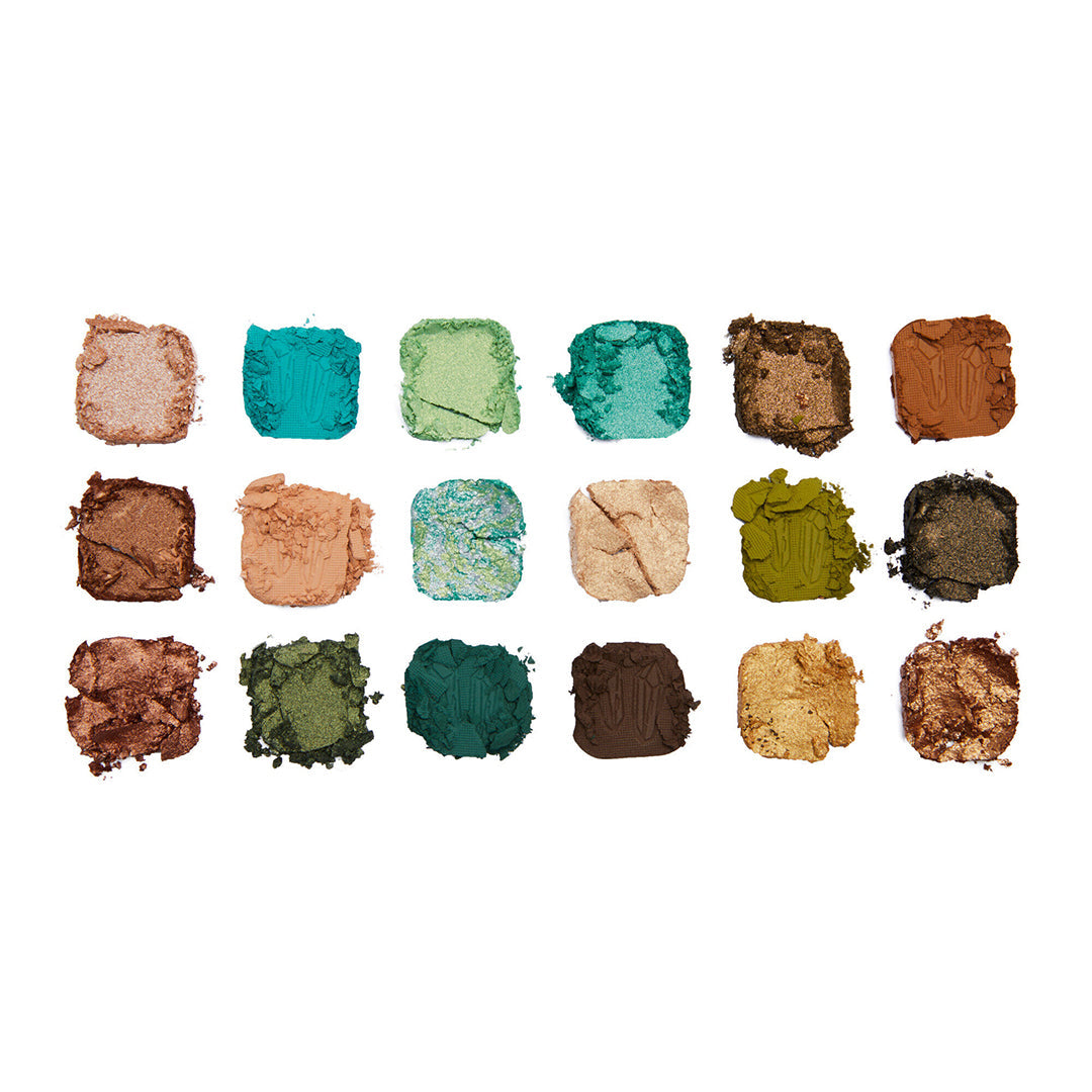 Makeup Revolution Crystal Aura Forever Flawless Shadow Palette Aventurine