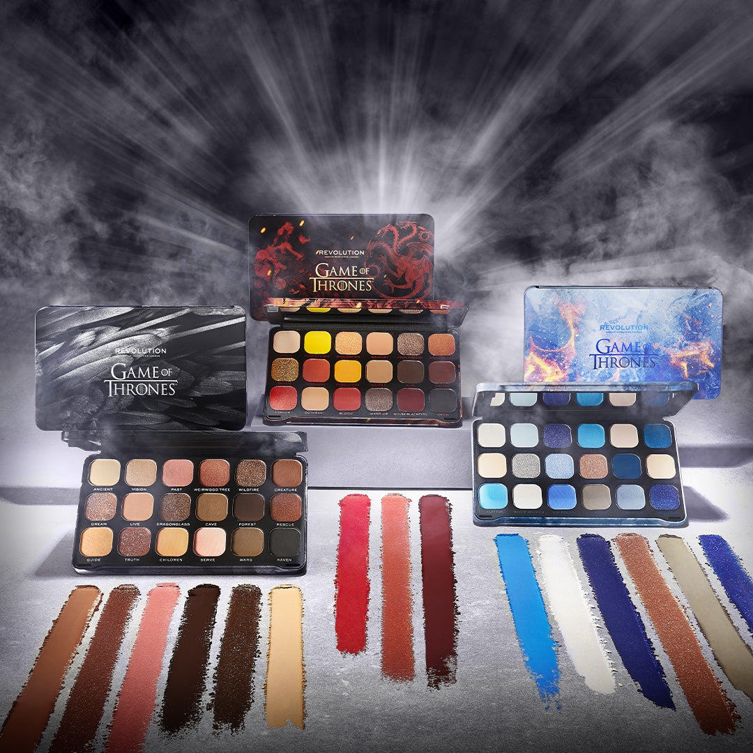 Makeup Revolution X Game of Thrones 3 Eyed Raven Forever Flawless Shadow Palette