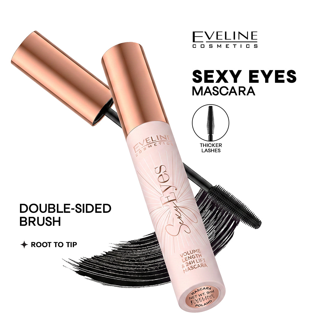Eveline Cosmetics Sexy Eye Mascara Black 7 ml