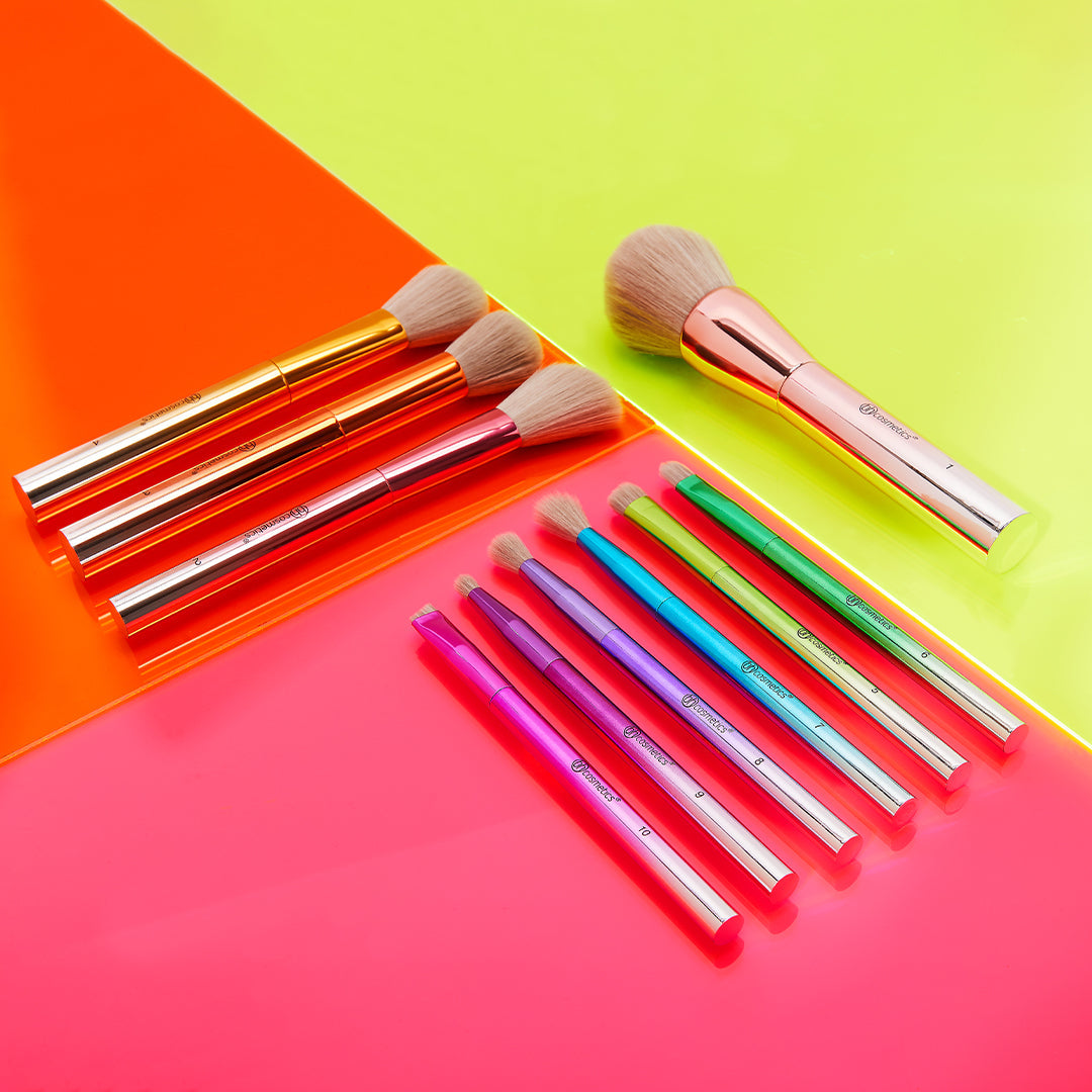 BH Cosmetics Take Me Back to Brazil - 10 Piece Brush Set