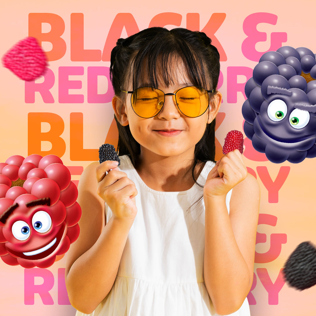 Sweetons Black & Red Berries Jelly Candy Pack of 3 (50gm Each)