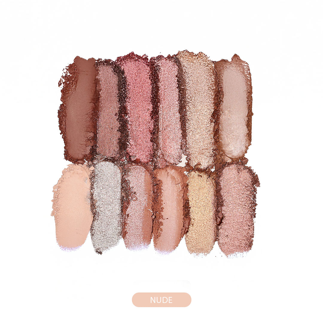 L.A. Colors 12 Color Enchanting Eyeshadow Palette Stocking Suffer