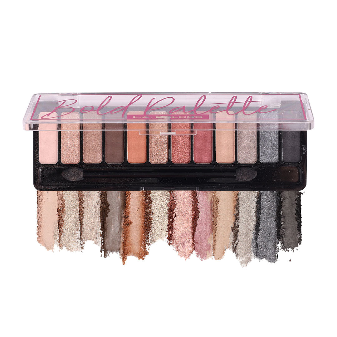 L.A. Colors 12 Color Enchanting Eyeshadow Palette Stocking Suffer