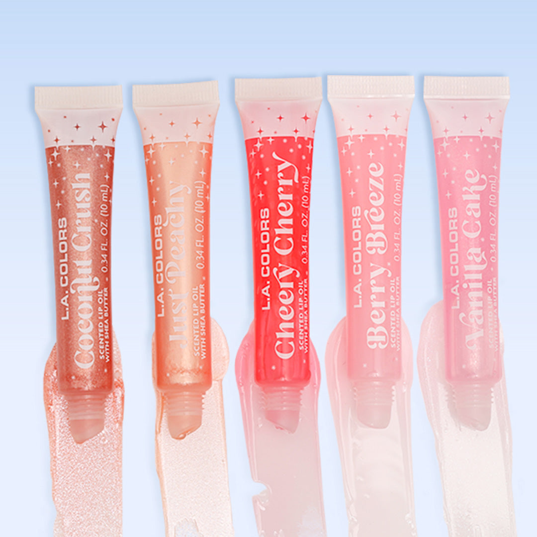 L.A. Colors 5 Pcs Here to Shine Lip Oil Set - Here to Shine